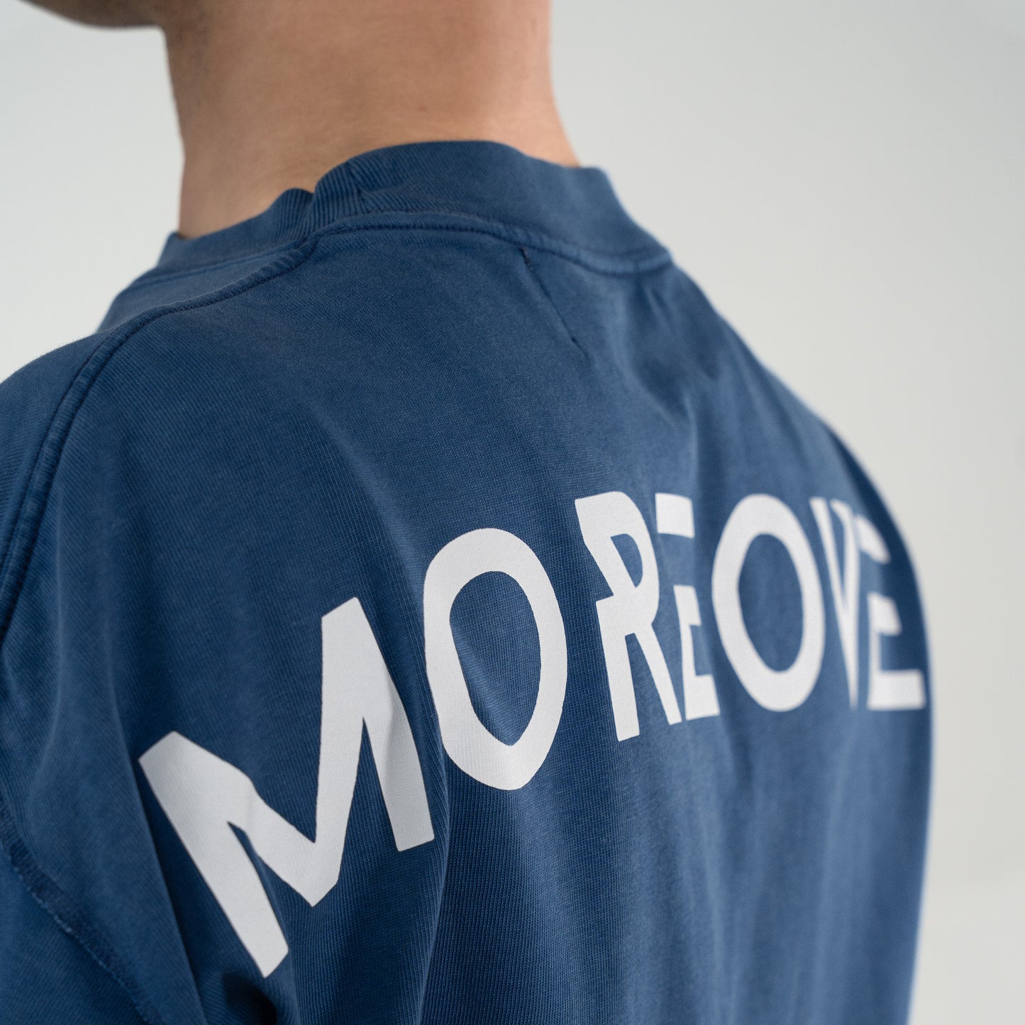 Premium Essential Oversized T-Shirt - Vintage Blue