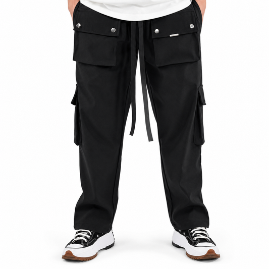 Technical Cargo Pants - Black